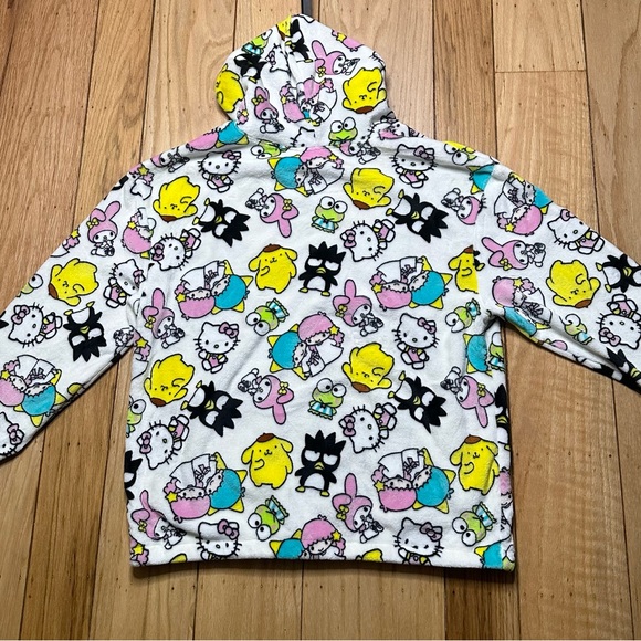 Hello Kitty and Friends (Sanrio) Fleece Hoodie Zip Up Jacket - Picture 3 of 5